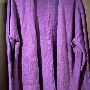 Purple Coldwater Creek cardigan XL|16
